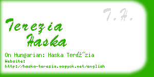 terezia haska business card